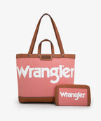 Wrangler Leather Trim Canvas Tote Bag Collection