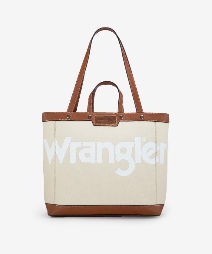 Wrangler Leather Trim Canvas Tote Bag Collection