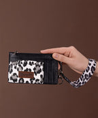 Wrangler Leopard Print Card Holder