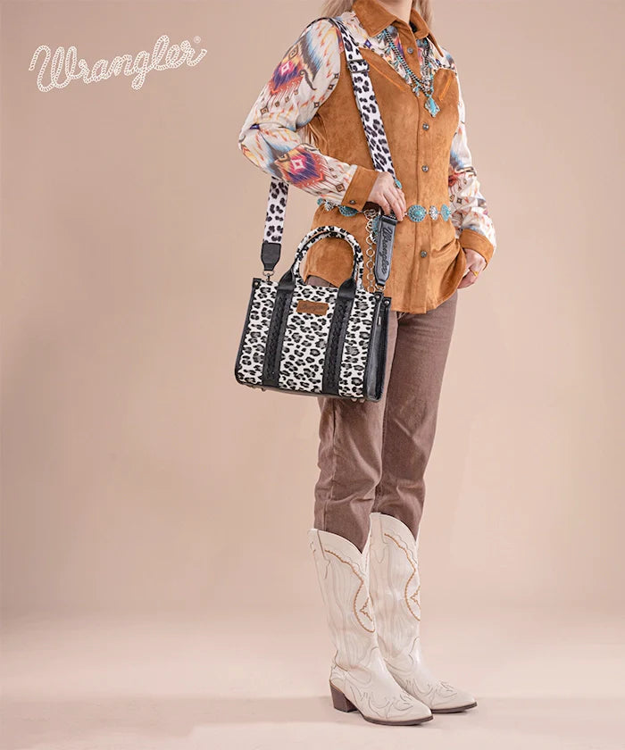 Wrangler Animal Print Concealed Carry Tote Bag