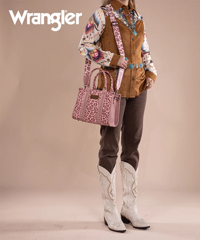 Wrangler Animal Print Concealed Carry Tote Bag