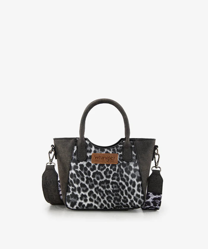Wrangler Western Leopard Print Tote Bag