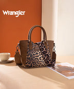 Wrangler Western Leopard Print Tote Bag