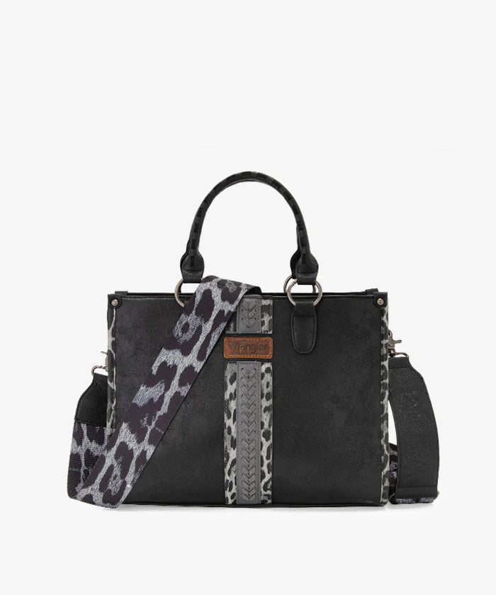 Wrangler Print Whipstitch Concealed Carry Tote Bag