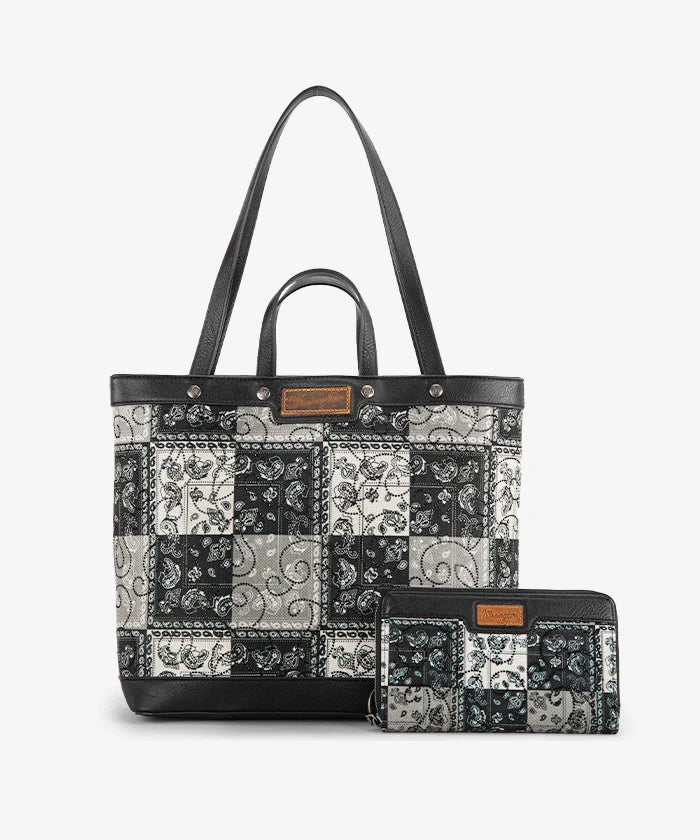 Wrangler Paisley Carry Tote Bag Collection