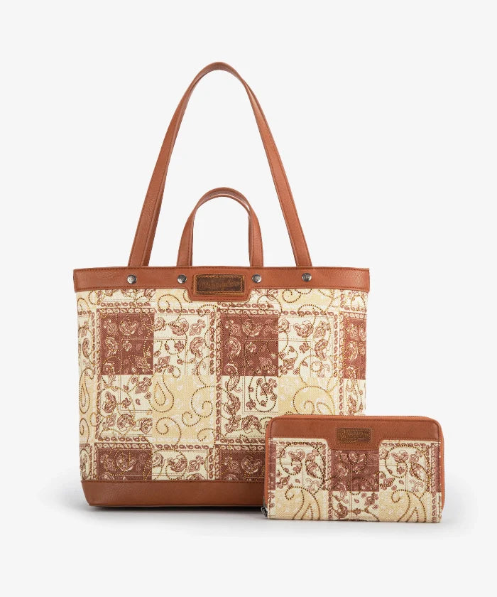 Wrangler Paisley Carry Tote Bag Collection