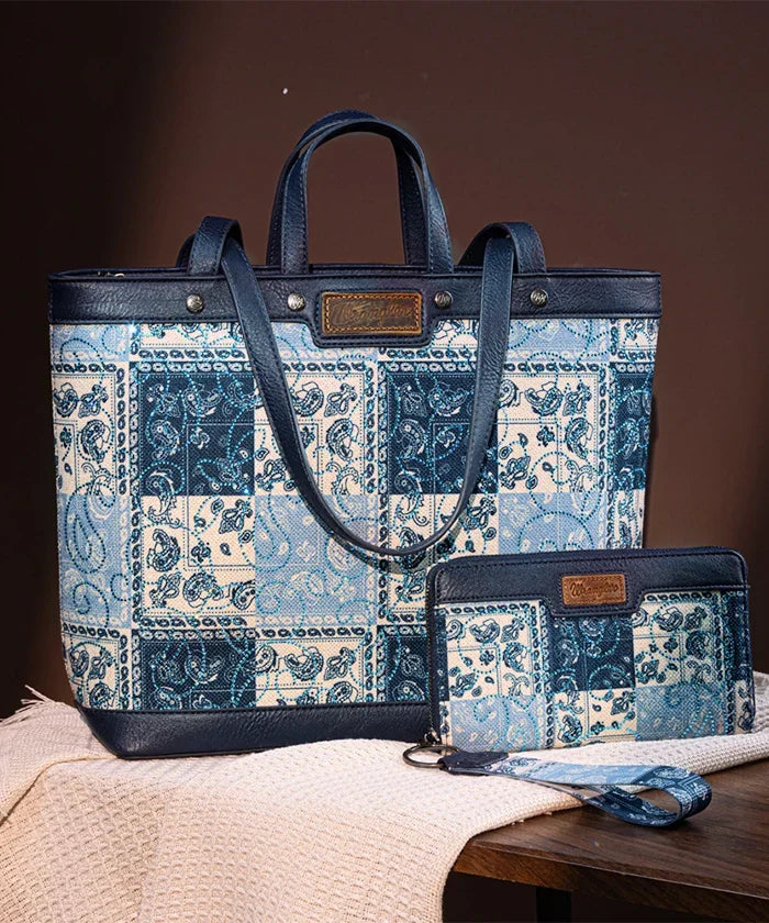 Wrangler Paisley Carry Tote Bag Collection