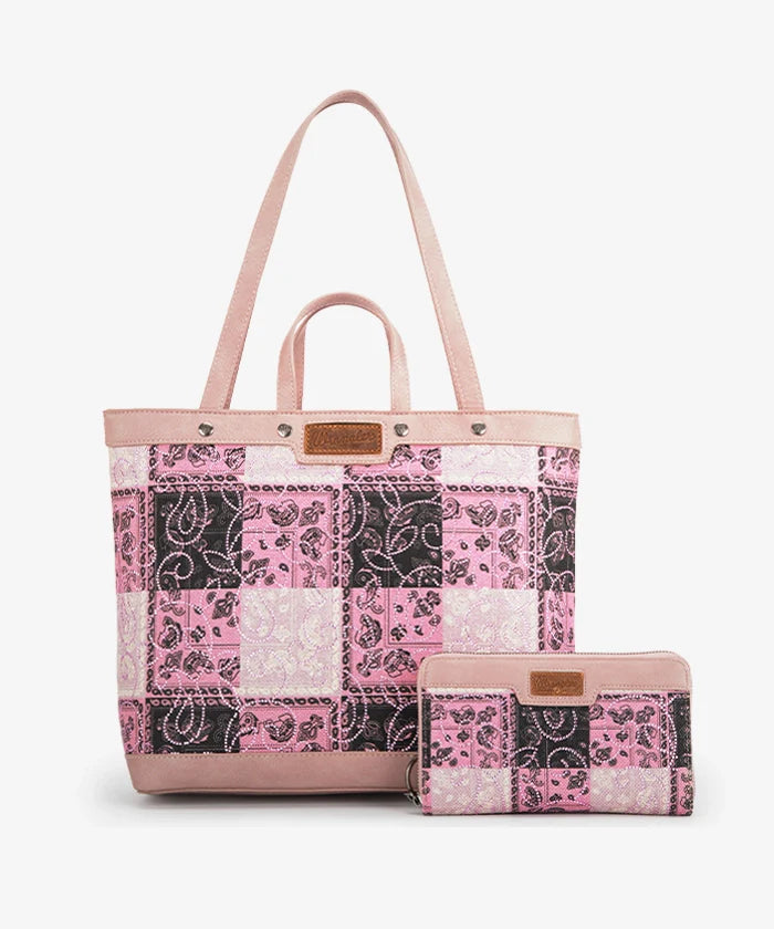 Wrangler Paisley Carry Tote Bag Collection