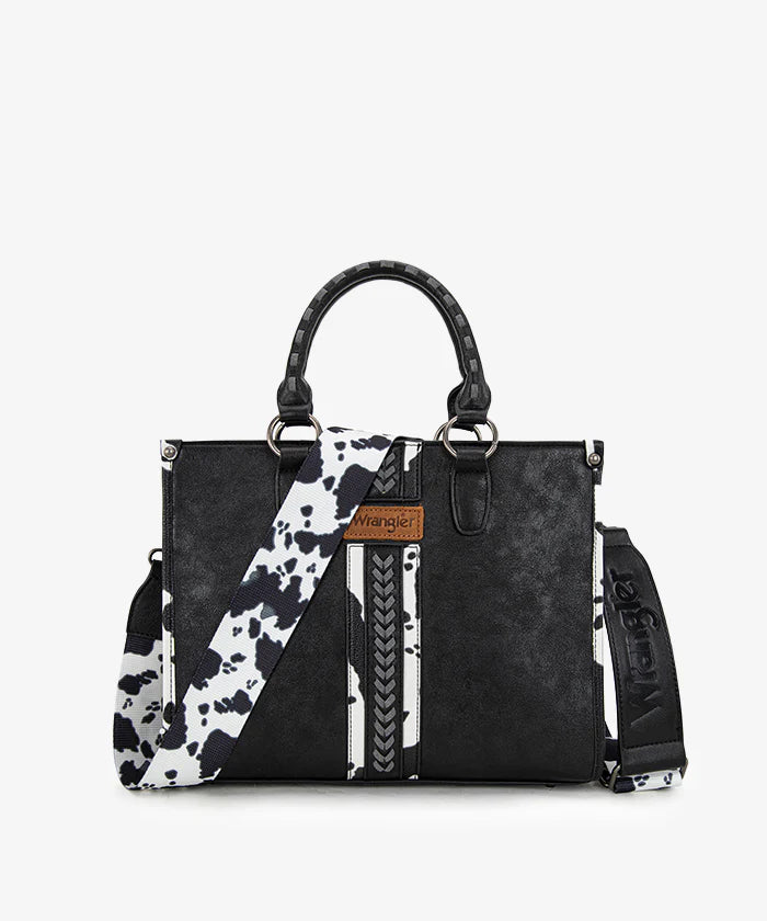 Wrangler Print Whipstitch Concealed Carry Tote Bag
