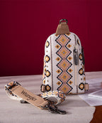 Wrangler Southwestern All-over Aztec Print Sling Bag - Limited Stock