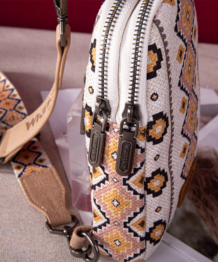 Wrangler Southwestern All-over Aztec Print Sling Bag - Limited Stock