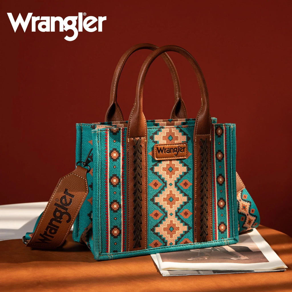 Wrangler Southwestern Print Tote Bag Set