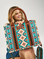 Wrangler Southwestern Print Tote Bag Set