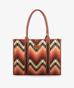 Wrangler Southwestern Pattern Concealed Carry Wide Tote Collection