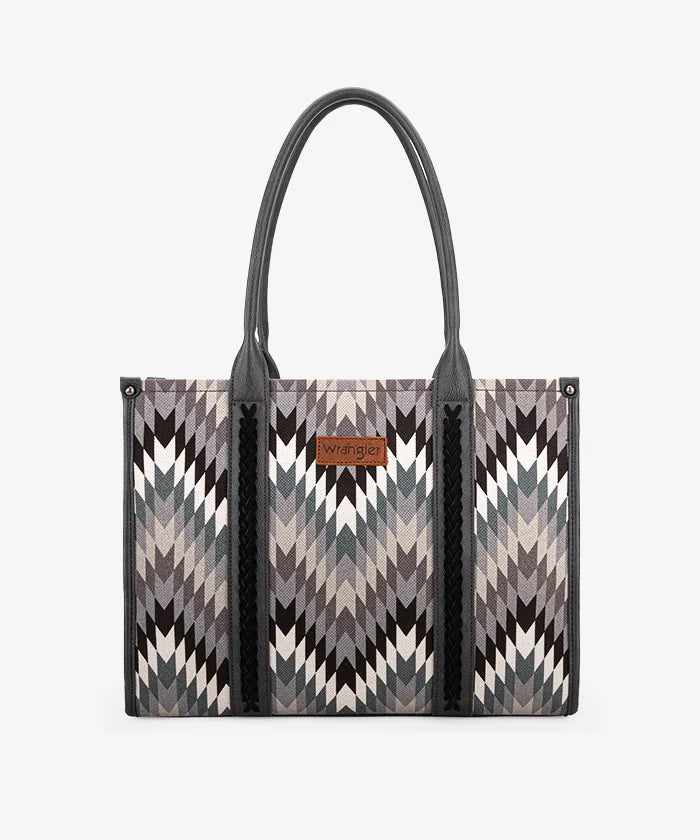 Wrangler Southwestern Pattern Concealed Carry Wide Tote Collection