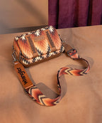 Wrangler Southwestern Pattern Dual Sided Print Crossbody Purse