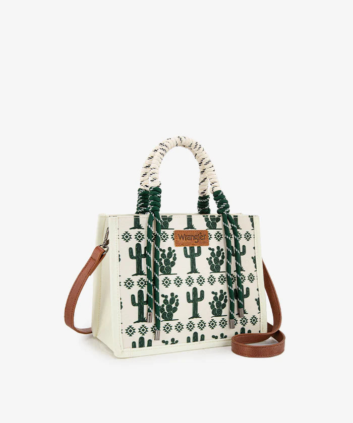 Wrangler Southwestern Print Rope Handle Tote Bag