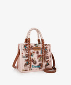 Wrangler Southwestern Print Rope Handle Tote Bag