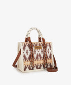 Wrangler Southwestern Print Rope Handle Tote Bag