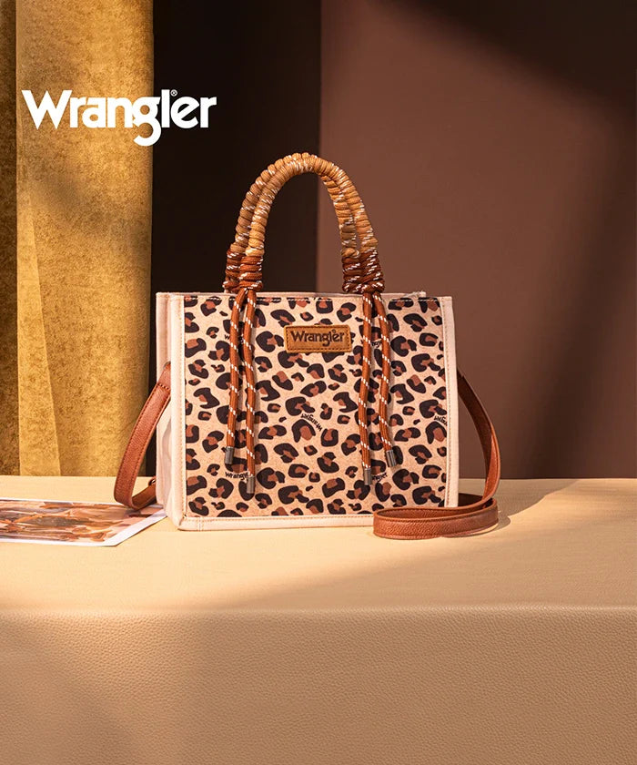 Wrangler Southwestern Print Rope Handle Tote Bag