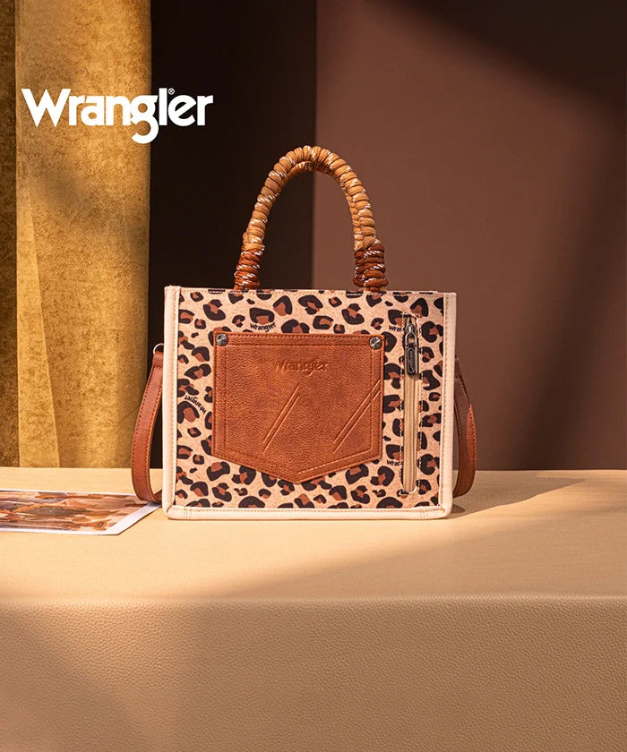 Wrangler Southwestern Print Rope Handle Tote Bag