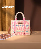 Wrangler Southwestern Print Rope Handle Tote Bag