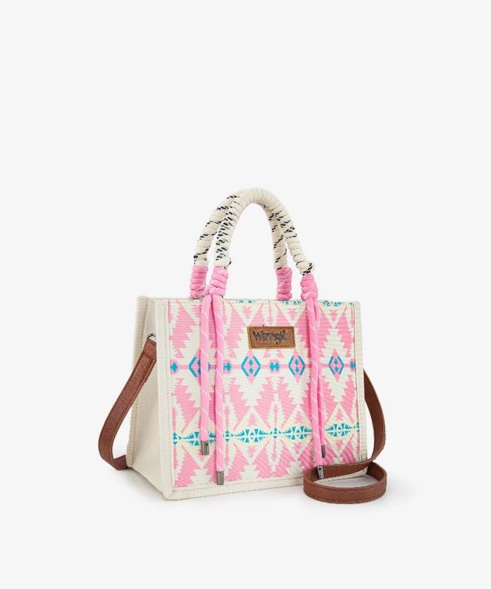 Wrangler Southwestern Print Rope Handle Tote Bag