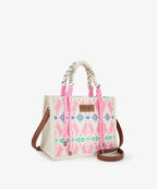 Wrangler Southwestern Print Rope Handle Tote Bag