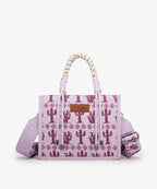 Wrangler Southwestern Print Rope Handle Tote Bag