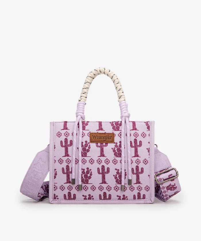 Wrangler Southwestern Print Rope Handle Tote Bag