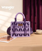 Wrangler Southwestern Print Rope Handle Tote Bag