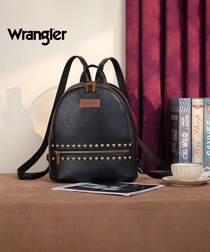 Wrangler Studded Zippered Backpack