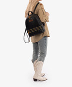 Wrangler Studded Zippered Backpack