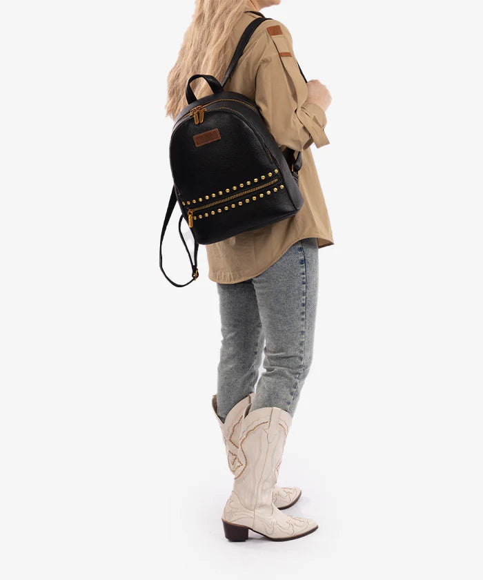 Wrangler Studded Zippered Backpack