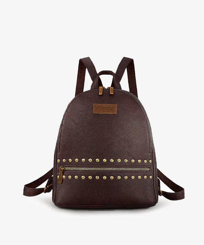 Wrangler Studded Zippered Backpack