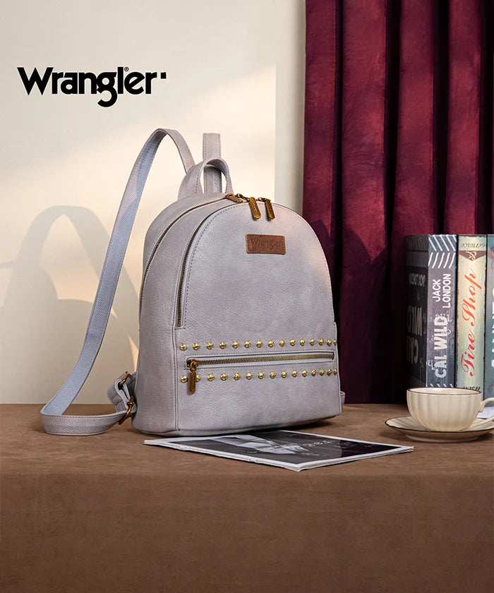 Wrangler Studded Zippered Backpack