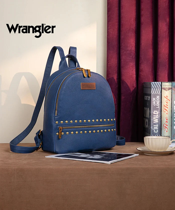 Wrangler Studded Zippered Backpack