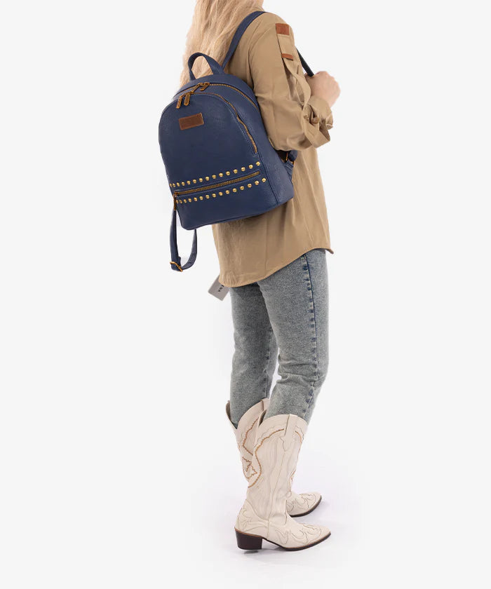 Wrangler Studded Zippered Backpack
