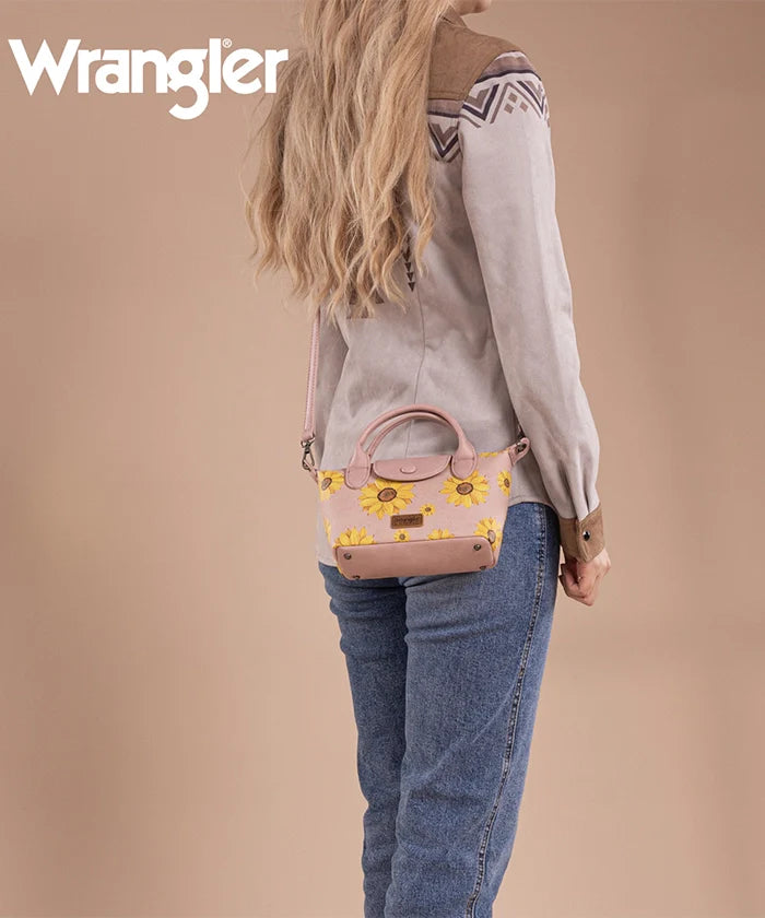 Wrangler Sunflower Print Mini Crossbody Bag