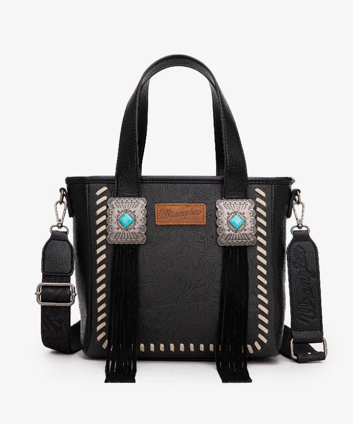 Wrangler Tooled Fringe Concealed Carry Purse