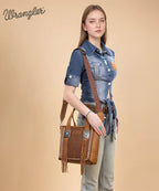 Wrangler Tooled Fringe Concealed Carry Purse