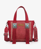 Wrangler Tooled Fringe Concealed Carry Purse