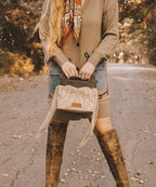 Wrangler Tooled Fringe Crossbody Bag - Limited Stock