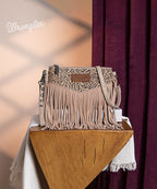 Wrangler Vintage Floral Western Fringe Crossbody Bag