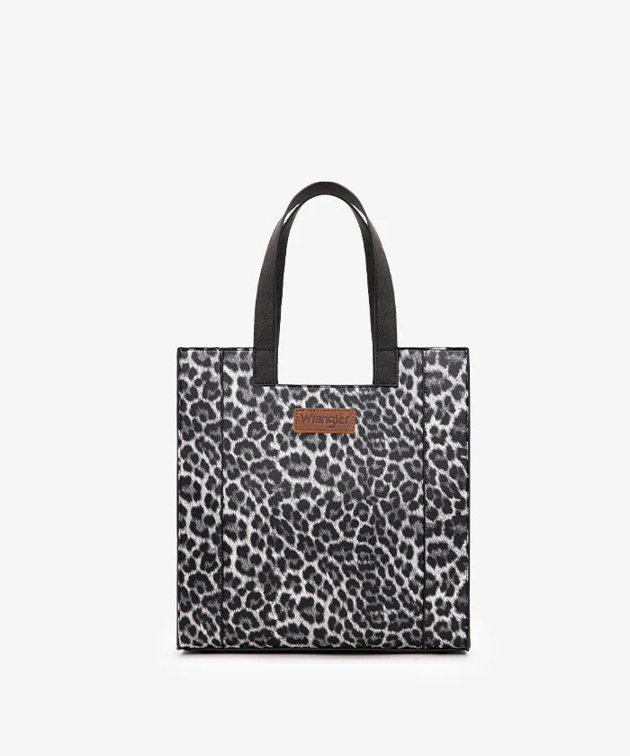 Wrangler Western All-over Leopard Print Tote Bag