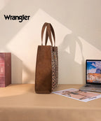 Wrangler Western All-over Leopard Print Tote Bag