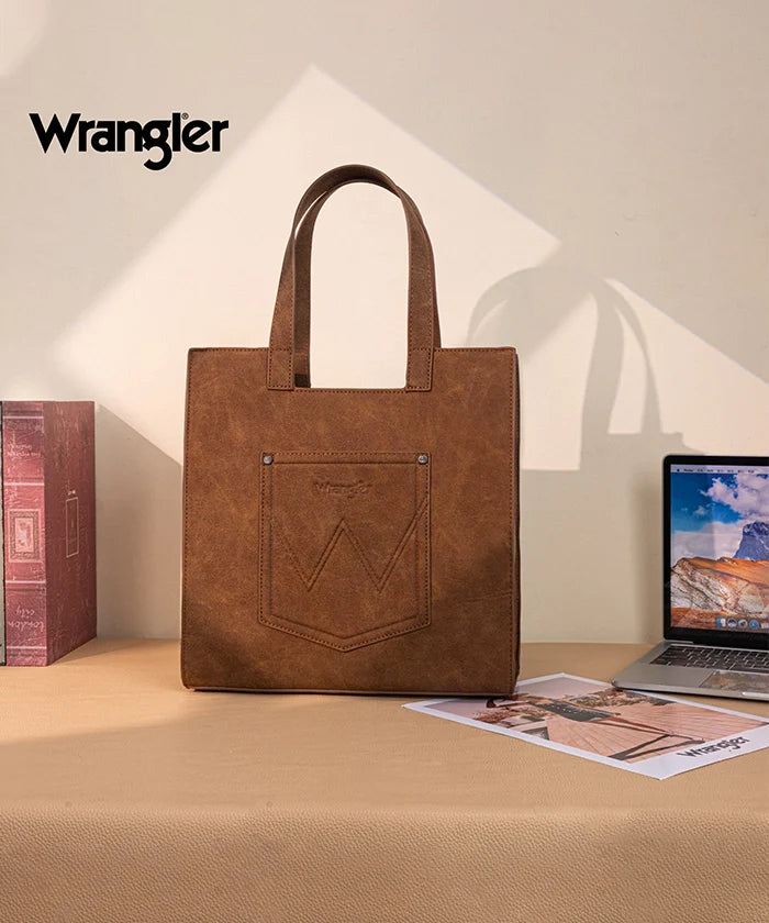 Wrangler Western All-over Leopard Print Tote Bag