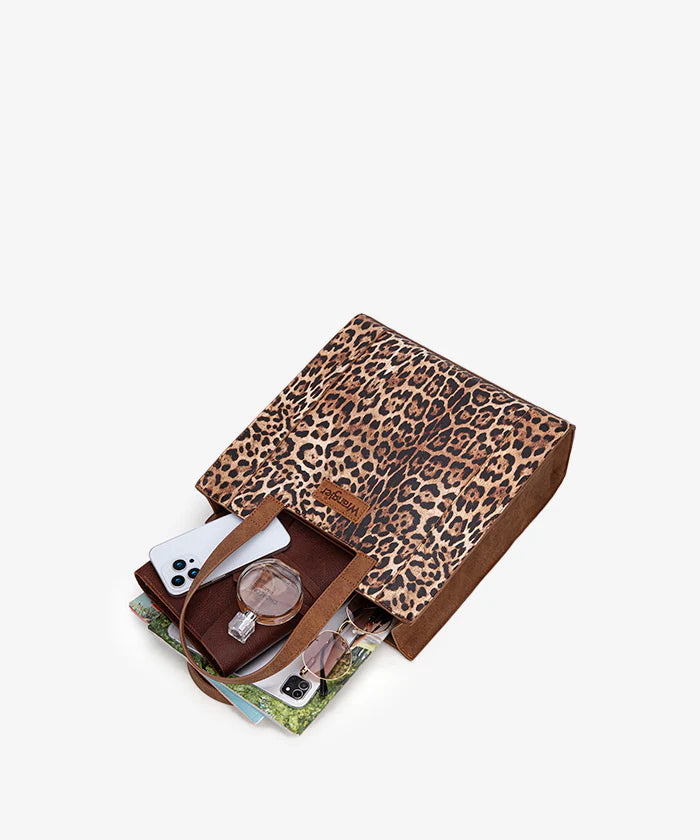 Wrangler Western All-over Leopard Print Tote Bag