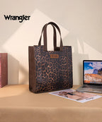 Wrangler Western All-over Leopard Print Tote Bag