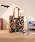 Wrangler Western All-over Leopard Print Tote Bag